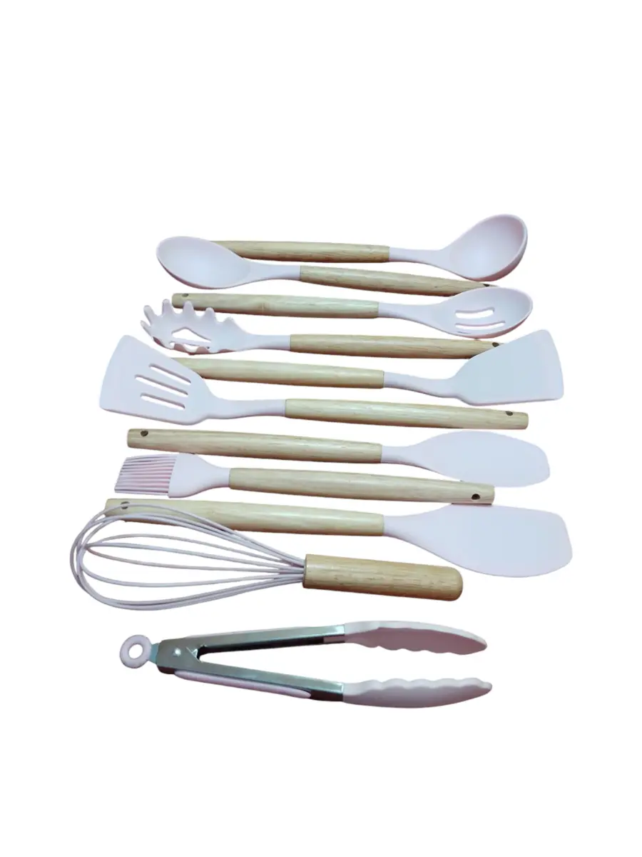 SET UTENSILLOS DE SILICONA X12 PCS