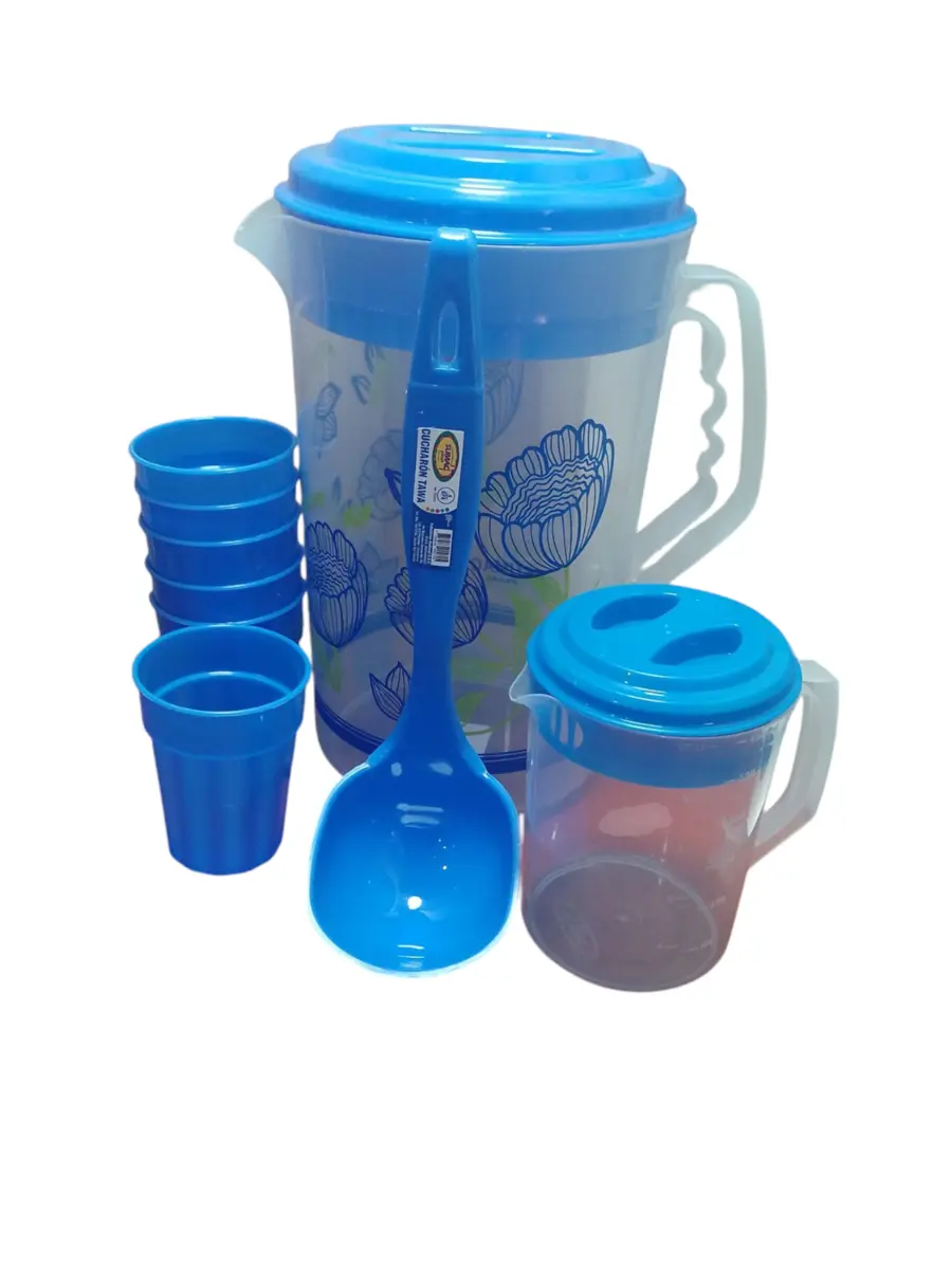 JARRA 3L C/JARRA MEDIDORA Y 6 VASOS