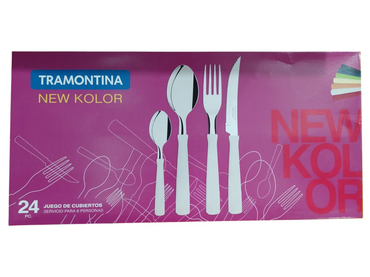 Set cubiertos Tramontina x24 pzas