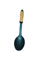 CUCHARA PLÁSTICO MANGO DE MADERA