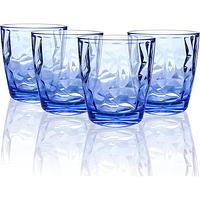 Vasos de whisky de cristal. Juego de 6 vasos de vidrio corto de 10 onzas, doble vidrio antiguo para whisky escocés o bourbon, apto para lavavajillas.